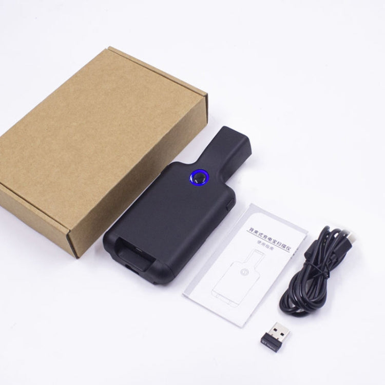 HC101D 2D Bluetooth Barcode Scanner Wireless Back Clip Phone Barcode Reader, Spec: Side - Barcode Scanner by PMC TechLife | Online Shopping South Africa | PMC TechLife