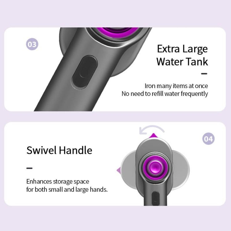 30W Mini Steamer Rotary Folding Iron Insulation Anti-Scald Garment EU Plug(Grey) - free shipping - PMC TechLife - Order now!