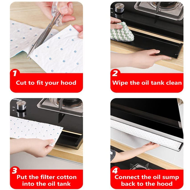 10pcs /Pack Disposable Oil Groove Suction Paper for Cooker Hoods, Spec: 7x90cm Regular - free shipping - PMC TechLife - Order now!