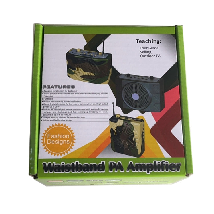 25W Bluetooth Voice Amplifier Bird Hunting Speaker Supports USB/TF/FM 1000m Remote Control EU Plug(Camouflage) - Midrange Speaker & Frequency Divider by PMC TechLife | Online Shopping South Africa | PMC TechLife | Buy Now Pay Later Mobicred
