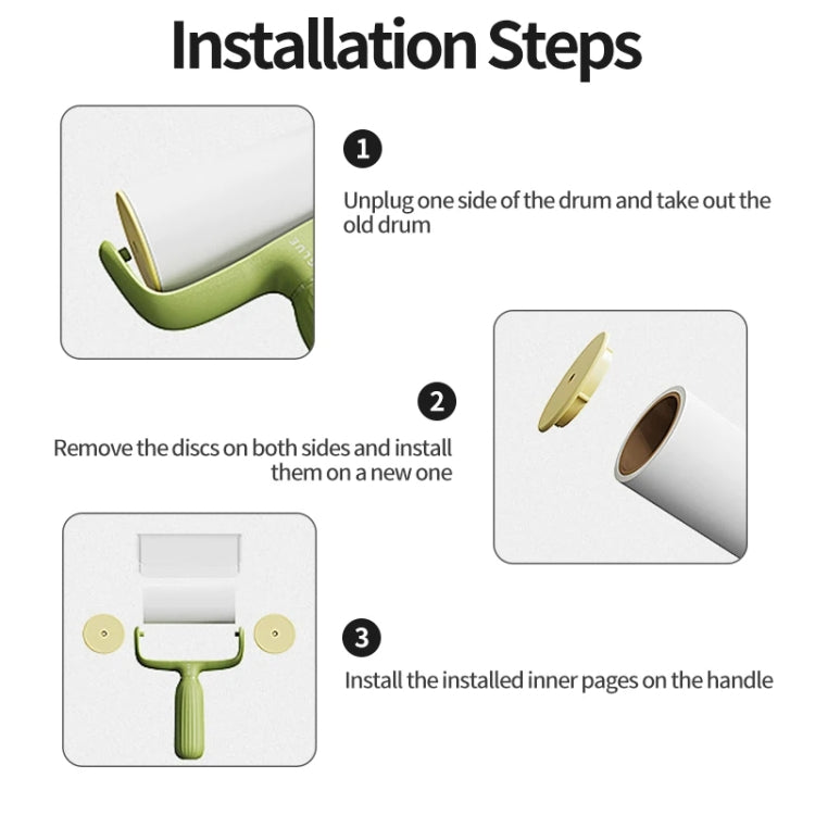 Pet Hair Adhesive Coat Remover Roller Brush(Romantic Pink) - Sponges, Cloths & Brushes by PMc TechLife | Online Shopping South Africa | PMc TechLife | Buy Now Pay Later Mobicred