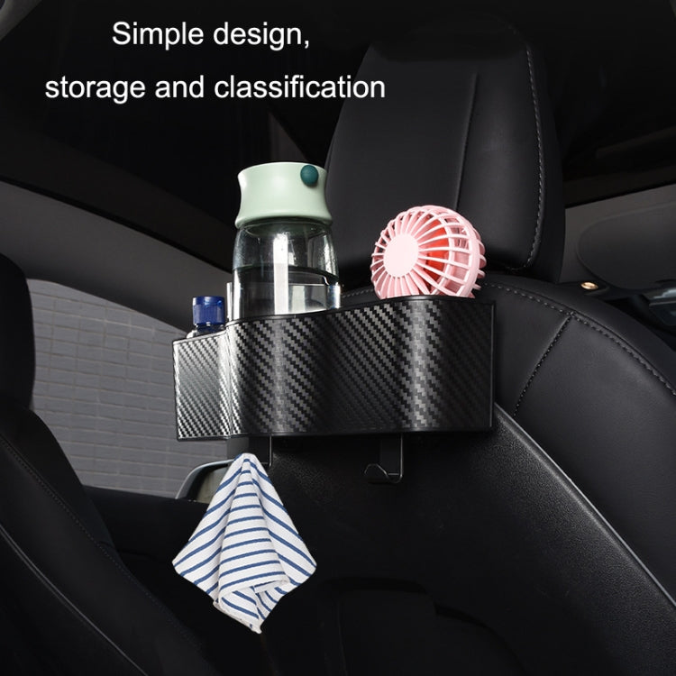 Car Seat Back Storage Box Rear Hanging Cup Holder(Black) - Stowing Tidying by PMC TechLife | Online Shopping South Africa | PMC TechLife