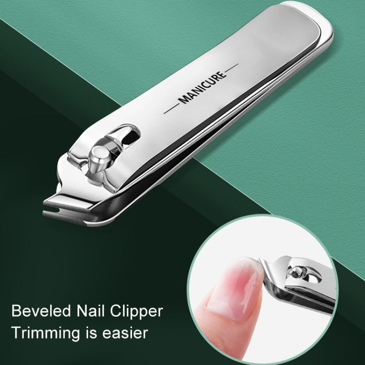 4pcs /Set Stainless Steel Nail Knife Set Household Portable Rotating Bag Nail Cutting Tool, Color: Light Pink - free shipping - PMC Jewellery - Order now!