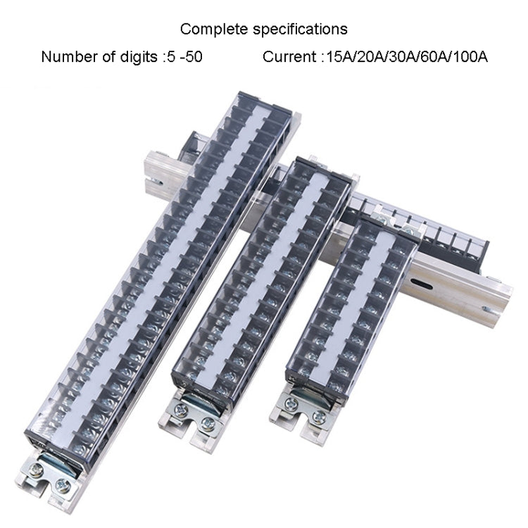 CHINT TD-3030 Terminal Block Rail Type Wiring Block Paralleling Wires Wire Connector - Booster Cable & Clip by CHNT | Online Shopping South Africa | PMC TechLife | Buy Now Pay Later Mobicred