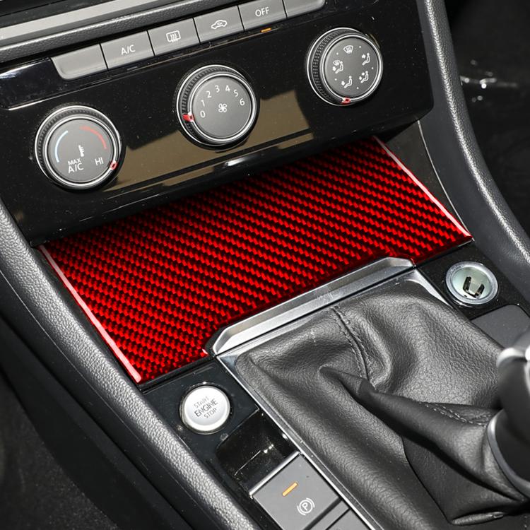 Volkswagen Sagitar 2019-2023 Left-hand Drive Central Control Storage Box Sticker(Black) - Car Interior Mouldings by PMc TechLife | Online Shopping South Africa | PMc TechLife | Buy Now Pay Later Mobicred