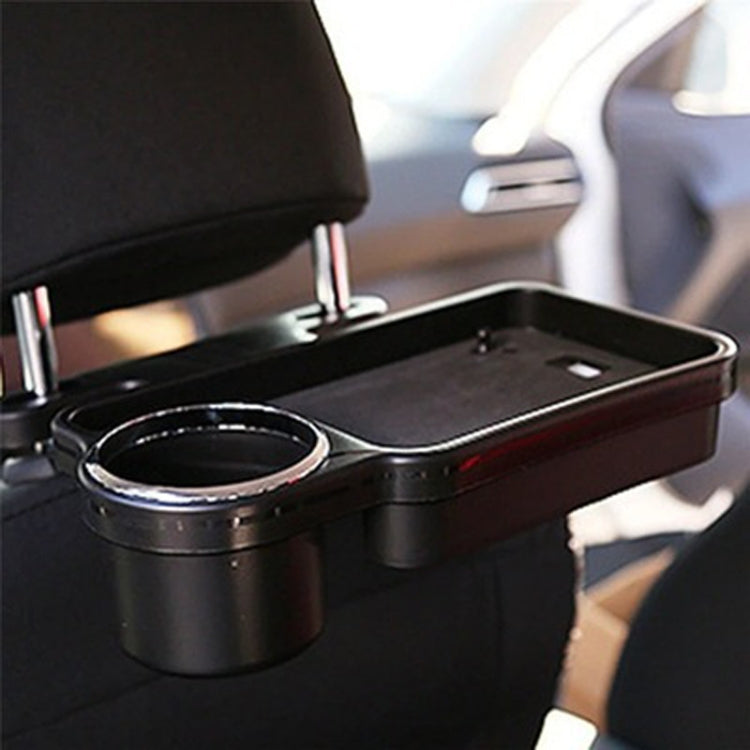 Automotive Water Cup Holder Drink Holder Car Rear Chair Seat Holder Tray(Black) - free shipping - PMC TechLife - Order now!