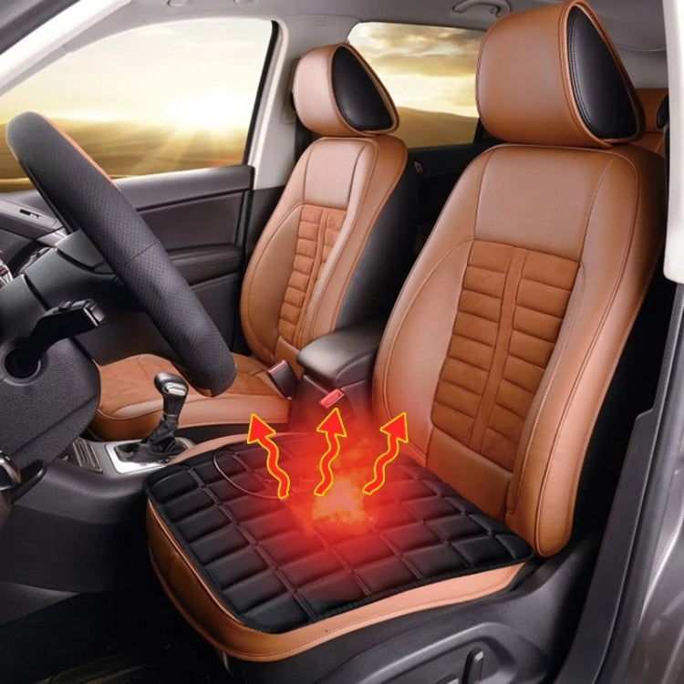 5V Car USB Interface Electric Heating Seat Cushion, Color: Coffee - Seat Accessories by PMC TechLife | Online Shopping South Africa | PMC TechLife | Buy Now Pay Later Mobicred