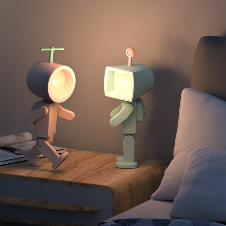 Mini Astronaut Magnetic LED Night Light Desktop Building Block Ornaments Desk Lamp, Color: Square Green - Bedside Light by PMc TechLife | Online Shopping South Africa | PMc TechLife | Buy Now Pay Later Mobicred