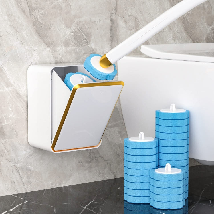 With 12pcs Marine Incense Brush Head Disposable Toilet Brush Set Wall-mounted Throwable Bathroom Cleaning Brush With Cleaning Solution - Cleaning Tools by PMc TechLife | Online Shopping South Africa | PMc TechLife | Buy Now Pay Later Mobicred