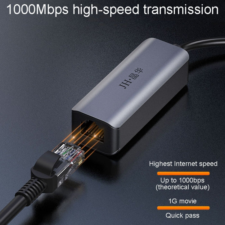 JINGHUA Gigabit LAN Converter For Computer External Driverless Network Card, Specification: USB3.0 Single Port - free shipping - PMC Jewellery - Order now!