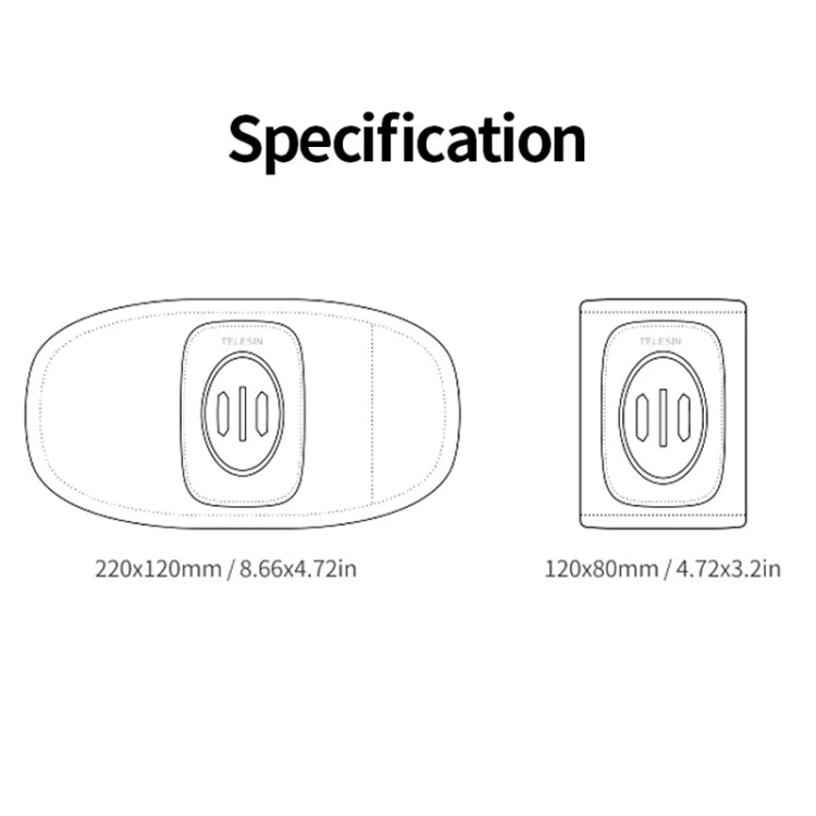 TELESIN Backpack Shoulder Strap Bracket Mount for GoPro Hero / Insta360 / SJCAM / DJI Action Accessories, Spec: Only Strap Mount - Backpack Clip by TELESIN | Online Shopping South Africa | PMC TechLife | Buy Now Pay Later Mobicred