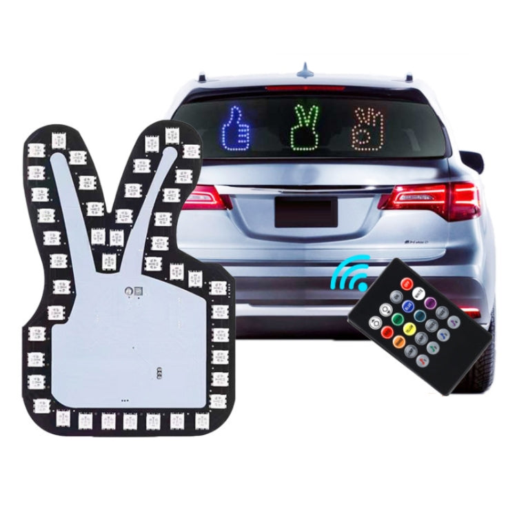 Car Interactive Finger Light Multi-function Warning Anti-rear Collision Light(Thumbs Up) - Warning Lights by PMC TechLife | Online Shopping South Africa | PMC TechLife | Buy Now Pay Later Mobicred