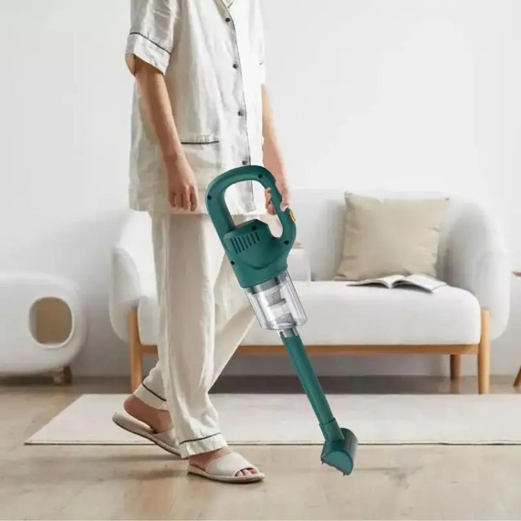 Powerful Portable Wireless Charging Car Vacuum Cleaner, Color: Green - free shipping - PMC TechLife - Order now!
