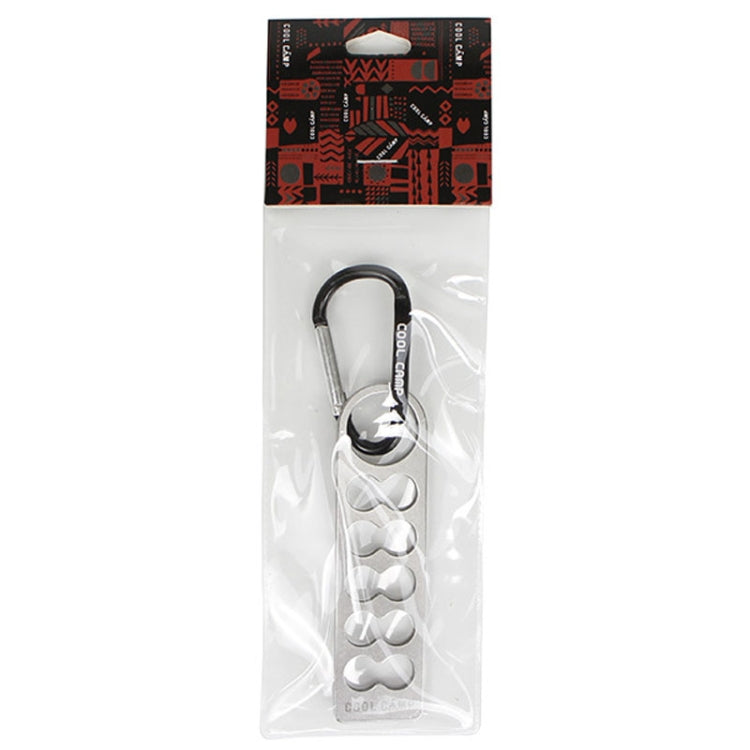 COOLCAMP CF-A207 Outdoor Camping Tent Peg Organizer Portable Stainless Steel Camping Peg Shelf, Size: 28x105mm - free shipping - PMC TechLife - Order now!