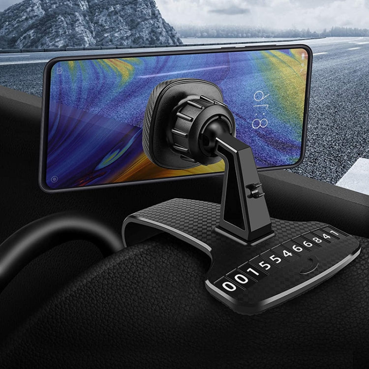 Magnetic Mobile Phone Car Holder Dashboard Parking Number Plate(X1+Q3) - Car Holders by PMC TechLife | Online Shopping South Africa | PMC TechLife | Buy Now Pay Later Mobicred