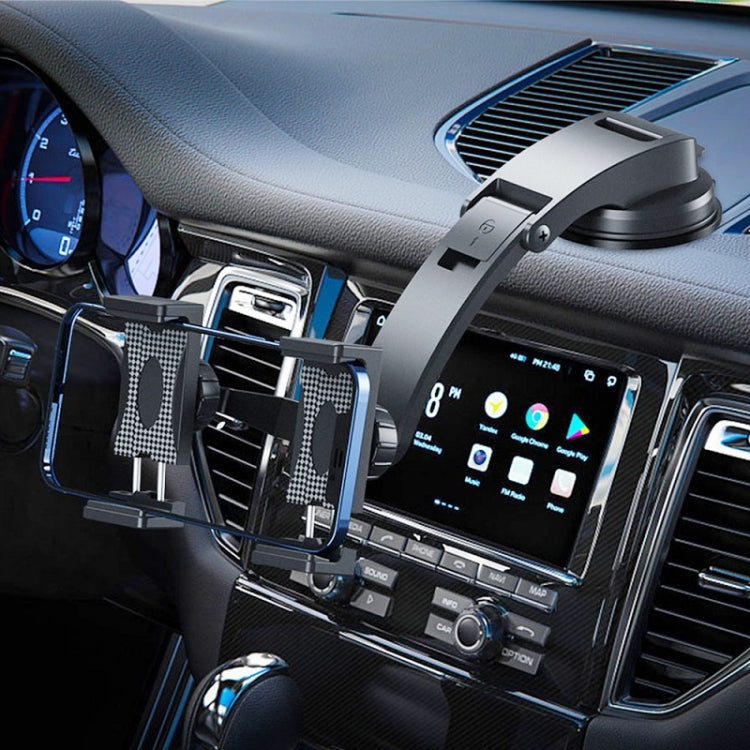 Car Dashboard Suction Cup Double Chuck Mobile Phone Holder(CP-T1) - Car Holders by PMC TechLife | Online Shopping South Africa | PMC TechLife | Buy Now Pay Later Mobicred