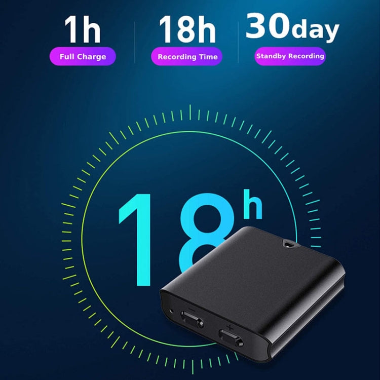 Q63 HD Noise Canceling Magnetic Voice Recorder Portable Intelligent Voice Activated Recording Pen, Capacity: 16GB(Black) - Recording Pen by PMC TechLife | Online Shopping South Africa | PMC TechLife | Buy Now Pay Later Mobicred