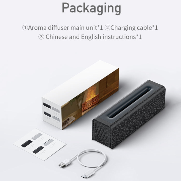 Lava Flame Aromatherapy Machine Air Atomizing Humidifier With Colorful Light, Model: DQ709 PRO Black - free shipping - PMC TechLife - Order now!