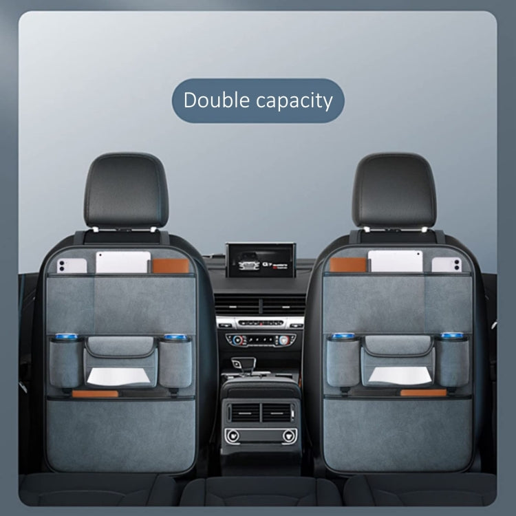 Multifunction Car Seat Back Storage Bag Seat Back Pocket Car Utility Storage Hanging Bag(Gray) - Stowing Tidying by PMC TechLife | Online Shopping South Africa | PMC TechLife | Buy Now Pay Later Mobicred