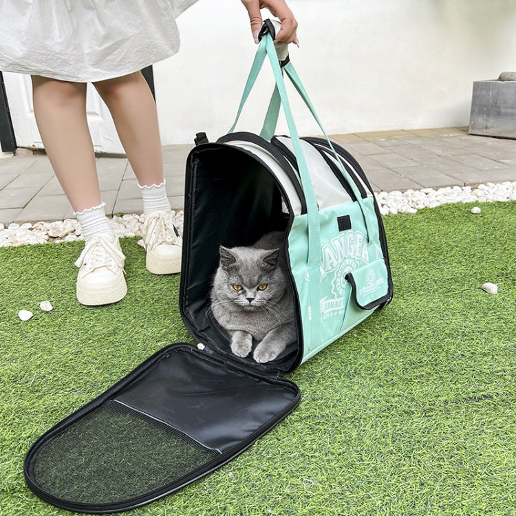 Simple Contrasting Pet Backpack Space Capsule Cat Bag Shoulder Dog Bag(Model 5 Blue) - Pet Storages & Bags by PMC TechLife | Online Shopping South Africa | PMC TechLife | Buy Now Pay Later Mobicred