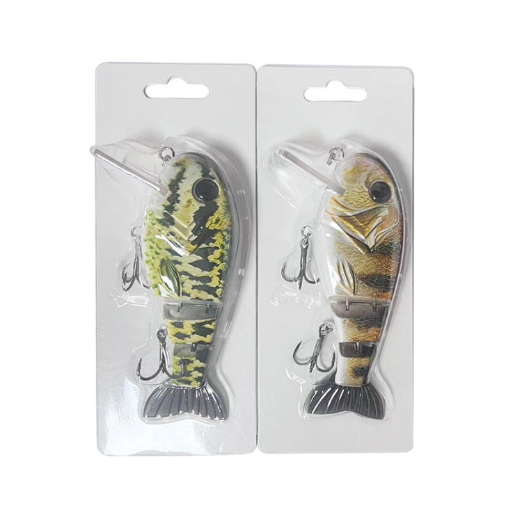 With Tongue Plate 3 Section Bionic Fish Lua Sea Fishing Freshwater Universal Floating Fake Bait(LK088-02) - Fishing Lures by PMC TechLife | Online Shopping South Africa | PMC TechLife | Buy Now Pay Later Mobicred