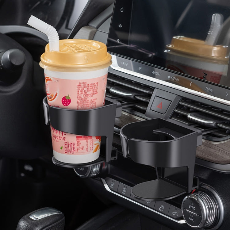 Multifunctional Car Air Conditioner Outlet Cup Holder Ashtray(Black) - free shipping - PMC TechLife - Order now!