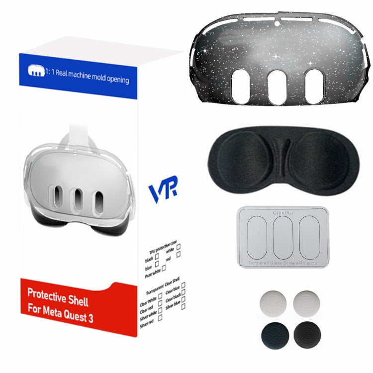 For Meta Quest 3 PC Protective Shell, Style: Single Shell (Ordinary Transparent Red) - VR Accessories by PMC TechLife | Online Shopping South Africa | PMC TechLife | Buy Now Pay Later Mobicred