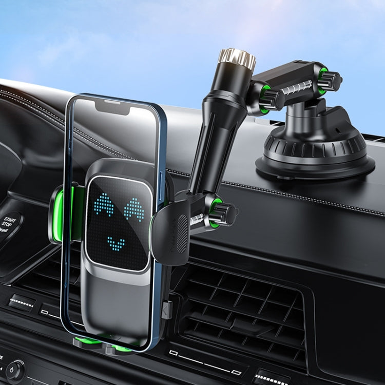 Car Windscreen Dashboard Suction Cup Phone Holder, Color: Extended Green - free shipping - PMC TechLife - Order now!