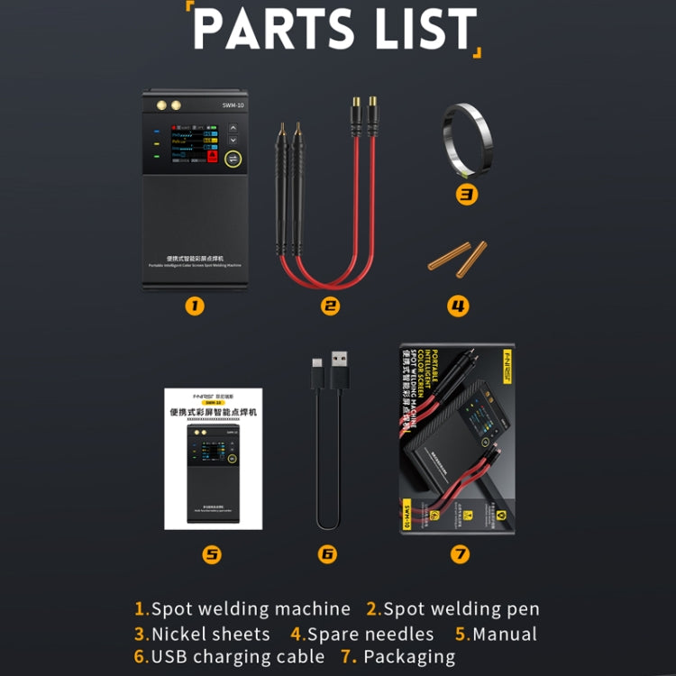 FNIRSI Small Handheld Portable Mobile Phone Lithium Battery Nickel Sheet Spot Welding Machine(SWM-10) - free shipping - PMc TechLife - Order now!