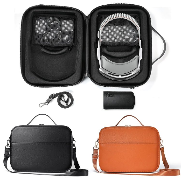 For Apple Vision Pro Headset Multifunctional Storage Bag Carrying Case(Brown) - VR Accessories by PMC TechLife | Online Shopping South Africa | PMC TechLife | Buy Now Pay Later Mobicred