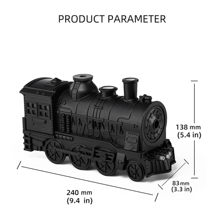 300ml Small Train Essential Oil Diffuser Humidifier With Remote Control EU Plug - free shipping - PMC TechLife - Order now!