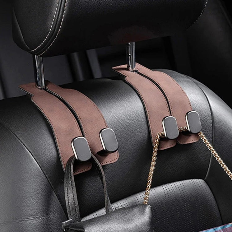 Car Seat Mack Multifunctional Metal Hook Mobile Phone Holder, Style: No Mark(Black) - Auto Fastener & Clips by PMC TechLife | Online Shopping South Africa | PMC TechLife | Buy Now Pay Later Mobicred