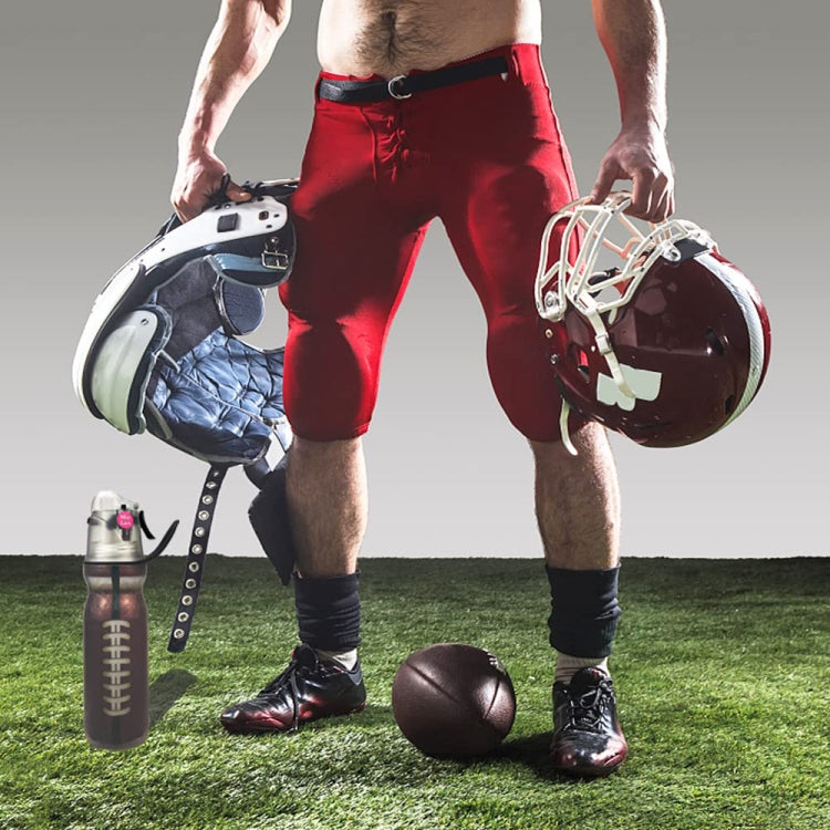 470ml Summer Outdoor Sports Training Spray Cooling Water Cup, Color: Football 3-layers - Kettles by PMC TechLife | Online Shopping South Africa | PMC TechLife | Buy Now Pay Later Mobicred