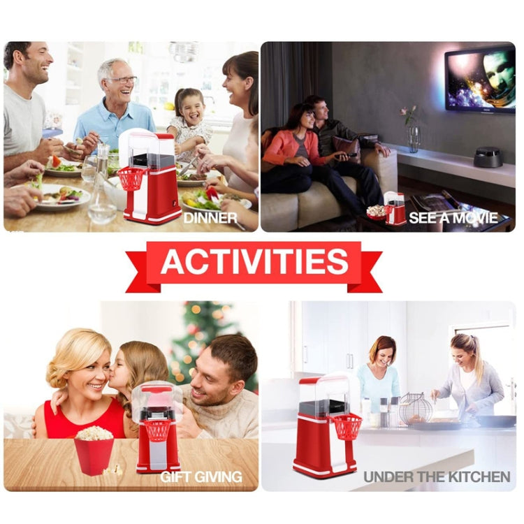 1200W Basket Popcorn Machine Electric Automatic Corn Popper 220V UK Plug - free shipping - PMC TechLife - Order now!