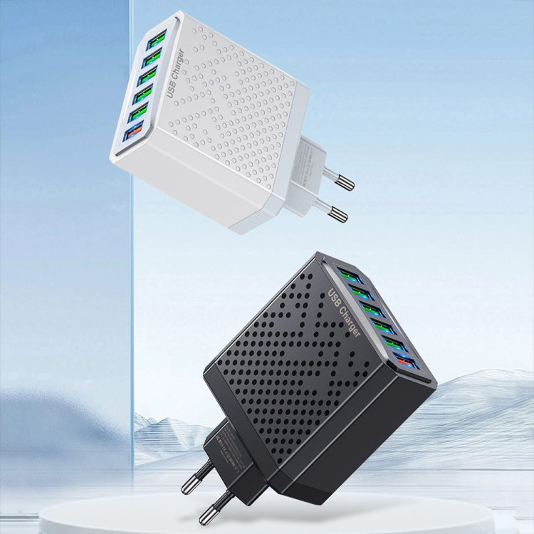 6-Ports Multifunctional Quick Charging USB Travel Charger Power Adapter, Model: Black US Plug - free shipping - PMC Jewellery - Order now!