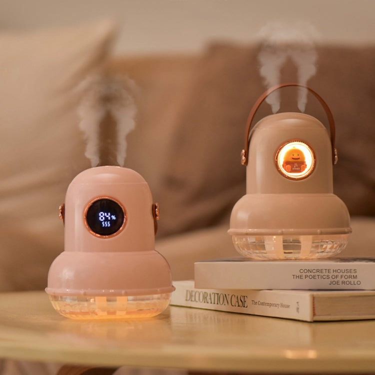 ICARER FAMILY IF-JS01 USB Charging Desktop Night Light Dual-spray Humidifier, Color: Pink (Digital) - free shipping - PMC TechLife - Order now!