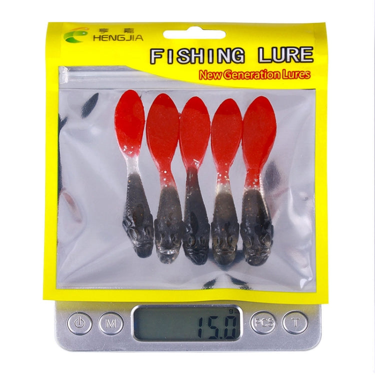 7cm 5pcs /Pack HENGJIA SO177 Dual Color Imitation Fishing Lure Freshwater Soft Dummy Bait(Color 4) - Fishing Lures by HENGJIA | Online Shopping South Africa | PMC TechLife | Buy Now Pay Later Mobicred
