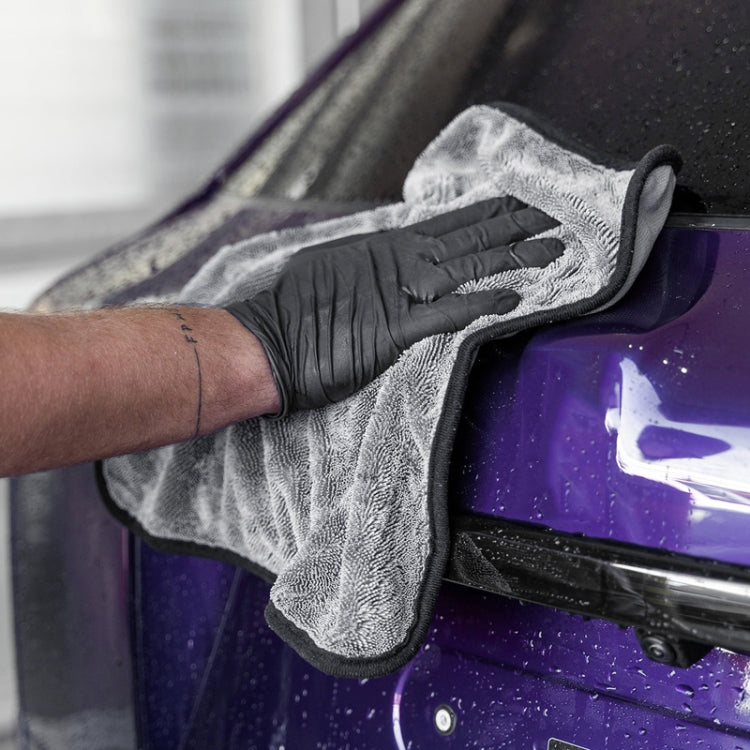 60x90cm Thickened Twisted Braid Cloth Absorbent Car Cleaning Towel(Dark Gray 1pcs) - Car washing supplies by PMC TechLife | Online Shopping South Africa | PMC TechLife | Buy Now Pay Later Mobicred