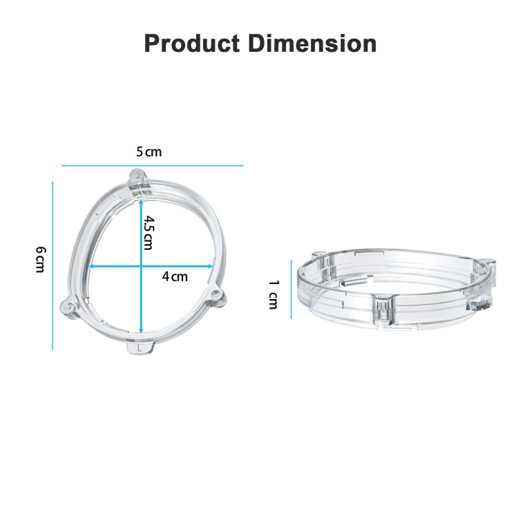 For Meta Quest 3 VR Magnetic Eyeglasses Frame, Spec: Anti Blue Light Lens+Frame Transparent - VR Accessories by PMC TechLife | Online Shopping South Africa | PMC TechLife | Buy Now Pay Later Mobicred