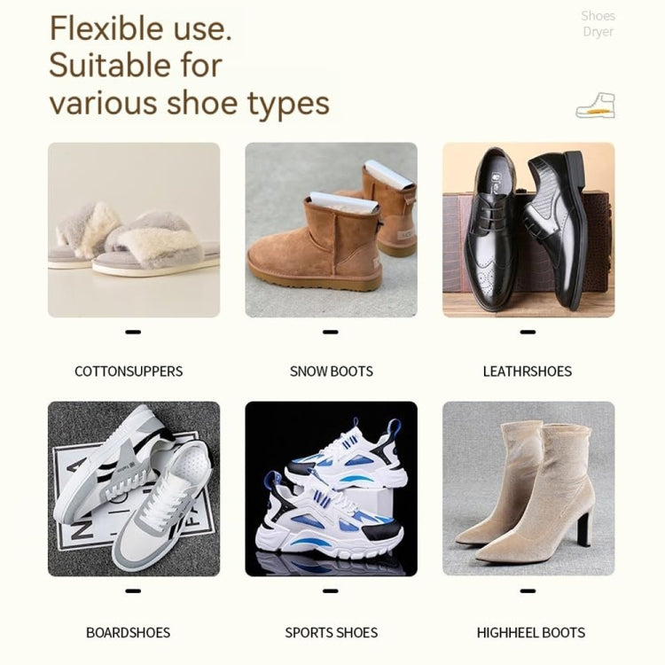 Electric Shoe Dryer with UV Sterilization Powered By 5V USB(White) - free shipping - PMC TechLife - Order now!