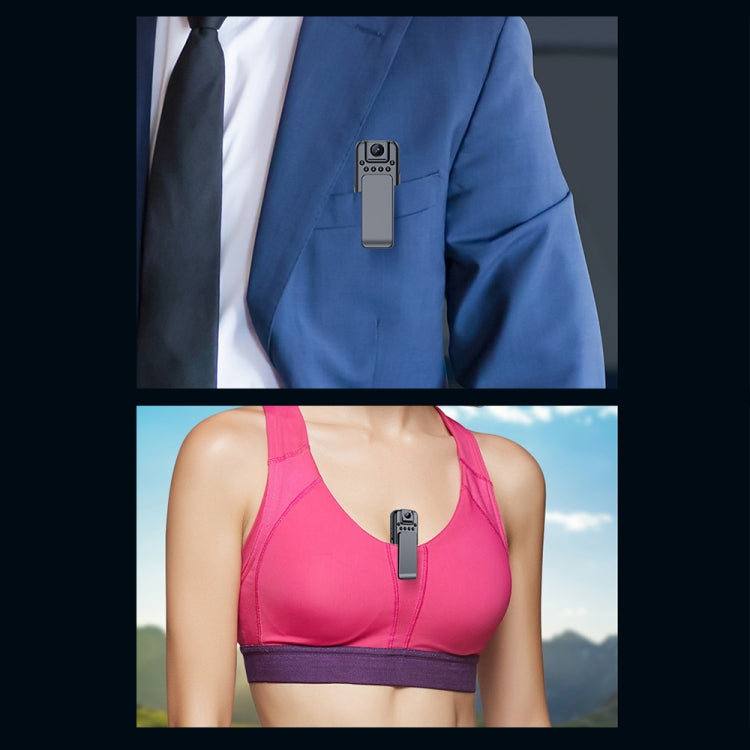 Mrobo D6 1080P Rotating Camera Night Vision Video Recorder With Back Clip, Size: 16 GB(Black) - Recording Pen by Mrobo | Online Shopping South Africa | PMC TechLife | Buy Now Pay Later Mobicred