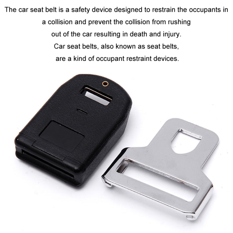 Car Seat Belt Buckle Accessories(Welded Lock Tongue + Lock Buckle) - Seat Belts & Padding by PMC TechLife | Online Shopping South Africa | PMC TechLife | Buy Now Pay Later Mobicred