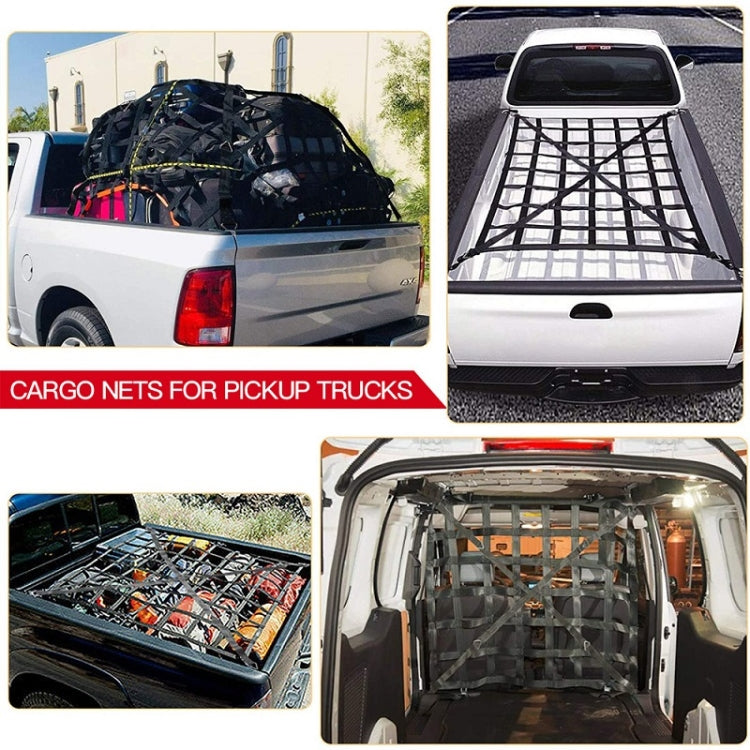167x127cm Truck Bed Cargo Net Pickup Bed Netting Strap - Stowing Tidying by PMC TechLife | Online Shopping South Africa | PMC TechLife | Buy Now Pay Later Mobicred