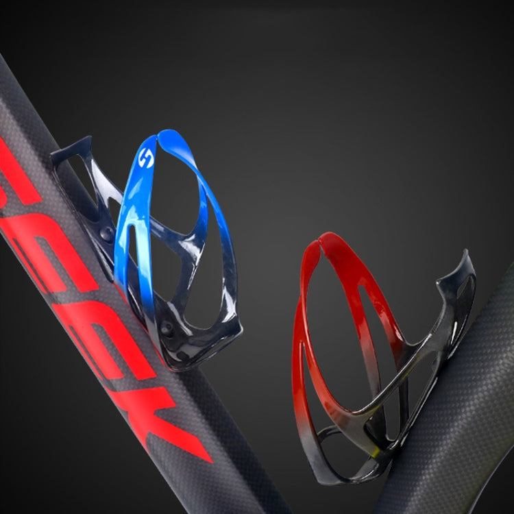 TOSEEK Outdoor Cycling Carbon Fiber Open Water Bottle Cage, Color: White Glossy - free shipping - PMC TechLife - Order now!