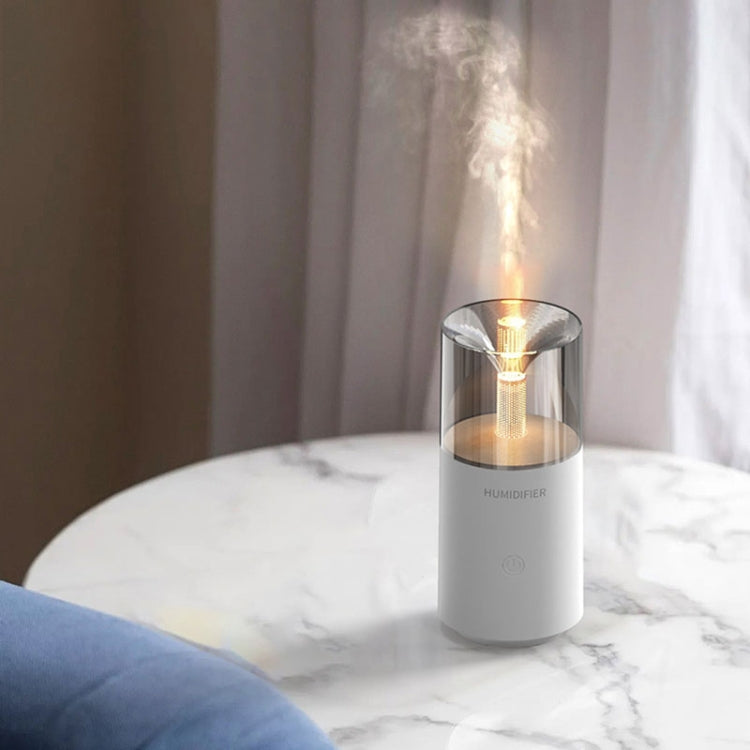 Candle Flame Aromatherapy Diffuser Automatic Scent Sprayer Mini Ambiance Candle Light Humidifier(129 White) - free shipping - PMC TechLife - Order now!