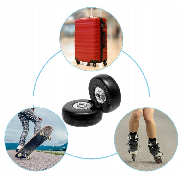50mm x 18mm Luggage Suitcase Replacement Wheels Low Noise Spinner Wheels - Accessories by PMc TechLife | Online Shopping South Africa | PMc TechLife | Buy Now Pay Later Mobicred