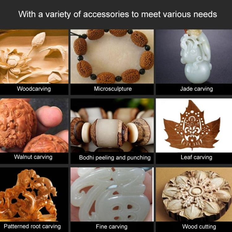 VICOVER Small Adjustable Speed Electrical Grinder Set Jade Carving Pen Polishing Tool EU Plug, Model: 78pcs Parts - Abrasive Tools & Accessories by VICOVER | Online Shopping South Africa | PMC TechLife | Buy Now Pay Later Mobicred