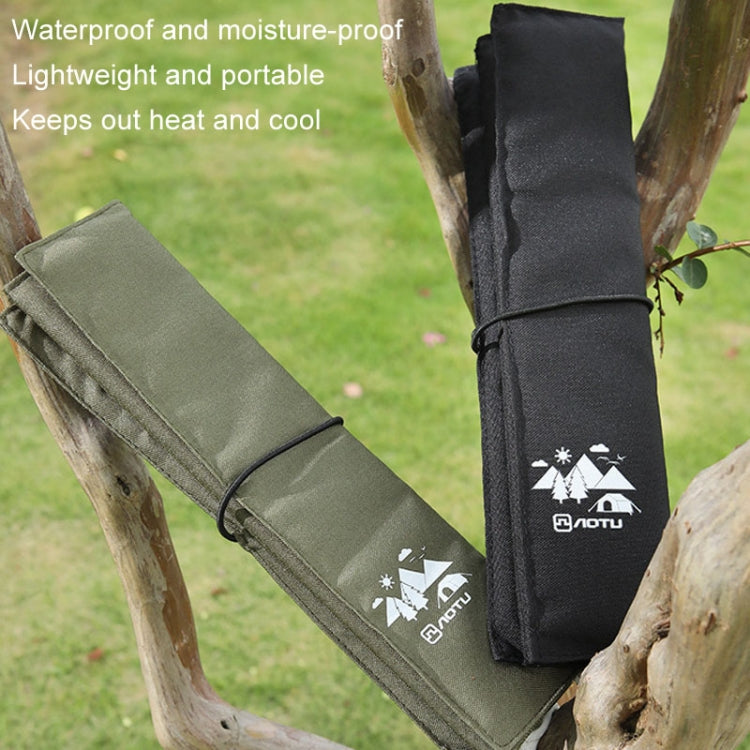 AOTU AT6225 Portable Waterproof Picnic Cushion Moisture-Proof Camping Cushion Thickened Outdoor Beach Travel Folding Small Cushion, Color: 4 Fold Army Green - Camping Mats by AOTU | Online Shopping South Africa | PMC TechLife | Buy Now Pay Later Mobicred