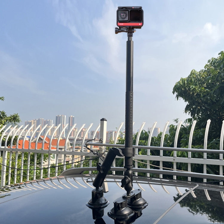 For Insta 360 ONE X / X2 / X3 / X4 Car Top Suction Cup Selfie Stick Bracket, Model: Set 3 - free shipping - PMC TechLife - Order now!