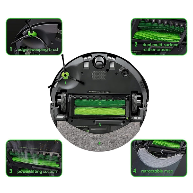 For iRobot Roomba Combo J7+ Robot Vacuum And Mop Accessories 2pcs Side Brush - For iRobot Accessories by PMc TechLife | Online Shopping South Africa | PMc TechLife | Buy Now Pay Later Mobicred